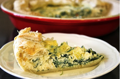Spinach, Ricotta and Feta Pie - Hot Chocolate Hits
