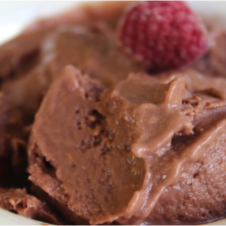 chocolate banana raspberry ice cream