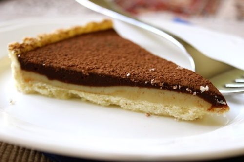 chocolate caramel tart