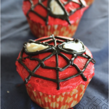 Spiderman cupcakes recipe
