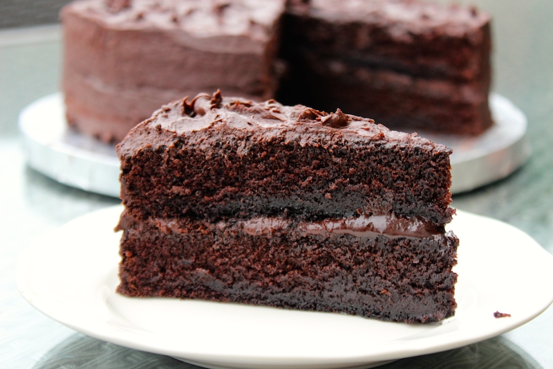 2 Tier Chocolate Birthday Cake Design Online | YummyCake