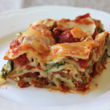 creamy spinach lasagna
