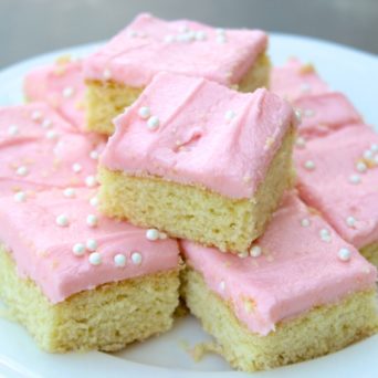 Soft Sugar Cookie Bars with Buttercream Icing