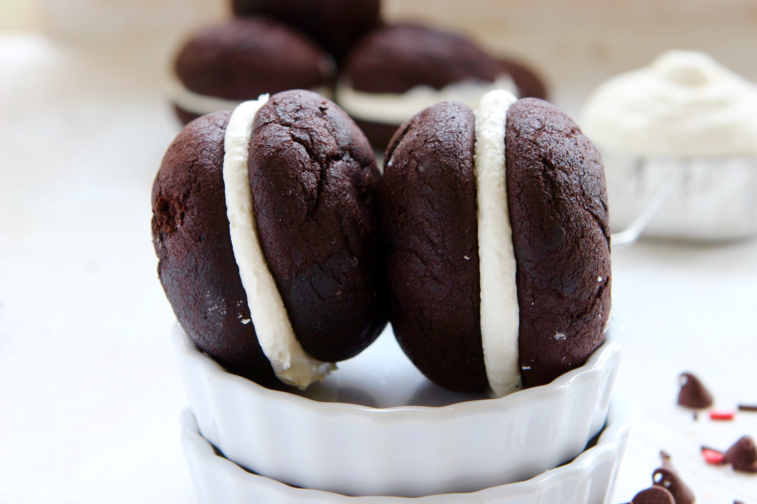 Classic Chocolate Whoopie Pies - Hot Chocolate Hits