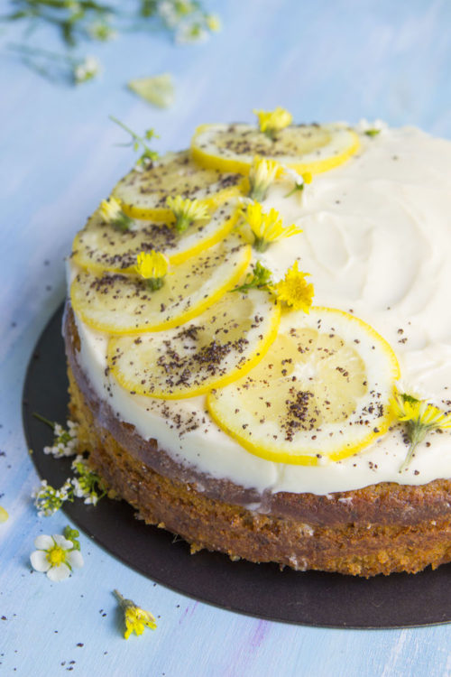 When life gives you lemons, ditch the lemonade. Make this lemon poppy seed cake instead.