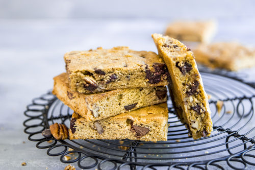 Brown Butter Bourbon Blondies