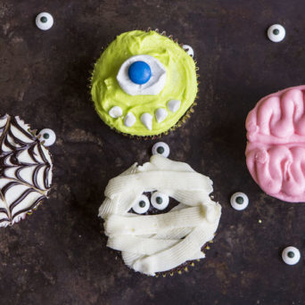 Halloween Cupcakes – Four Ways