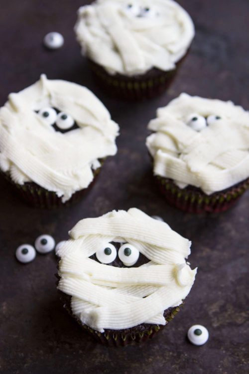 Halloween Cupcakes - Four Ways - Hot Chocolate Hits