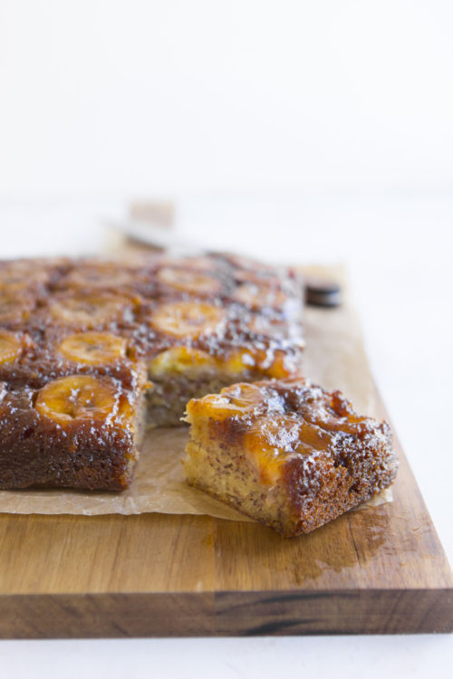 This impressive, addictive upside-down banana cake will have you go bananas.