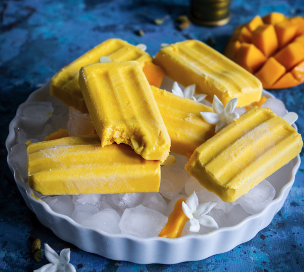 Mango Lassi Popsicles - The Best frozen treat - Ministry of Curry