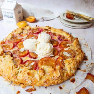 Plum and Frangipane Galette