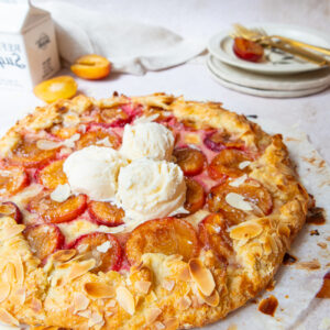 Plum and Frangipane Galette